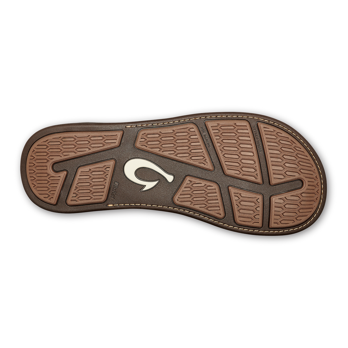 OluKai | Tuahine Men's Waterproof Leather Beach Sandals - Toffee