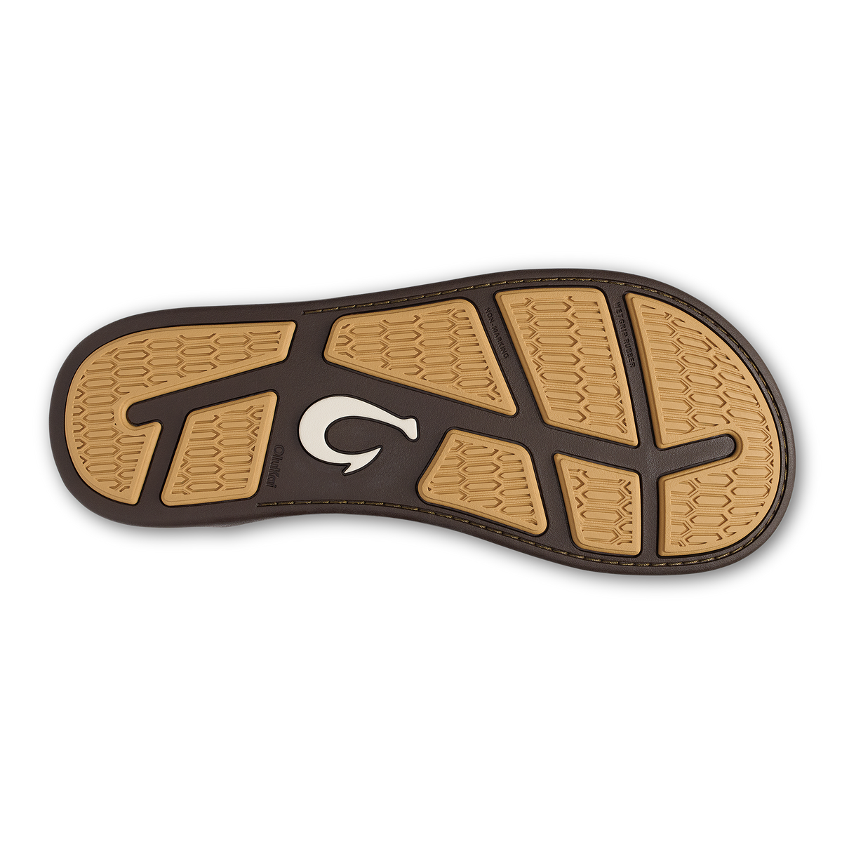 OluKai | Tuahine Palm - Dk Java / Golden Sand
