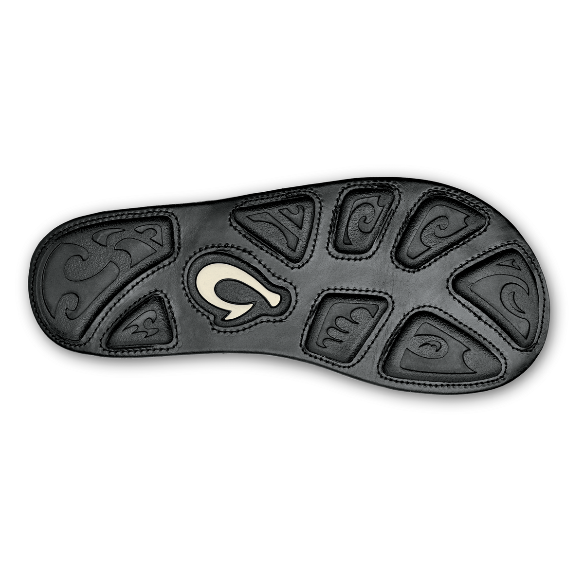 OluKai | OluKai Mea Ola - Black | Men's Leather Beach Sandals