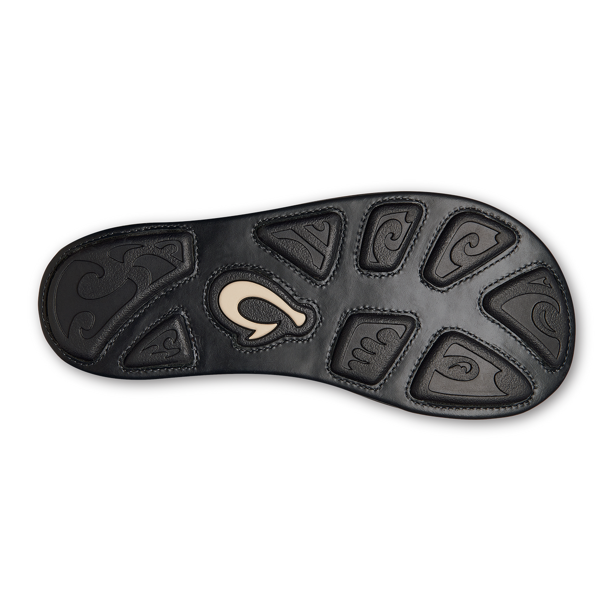 OluKai | Hiapo - Lava Rock Men’s Leather Beach Sandals