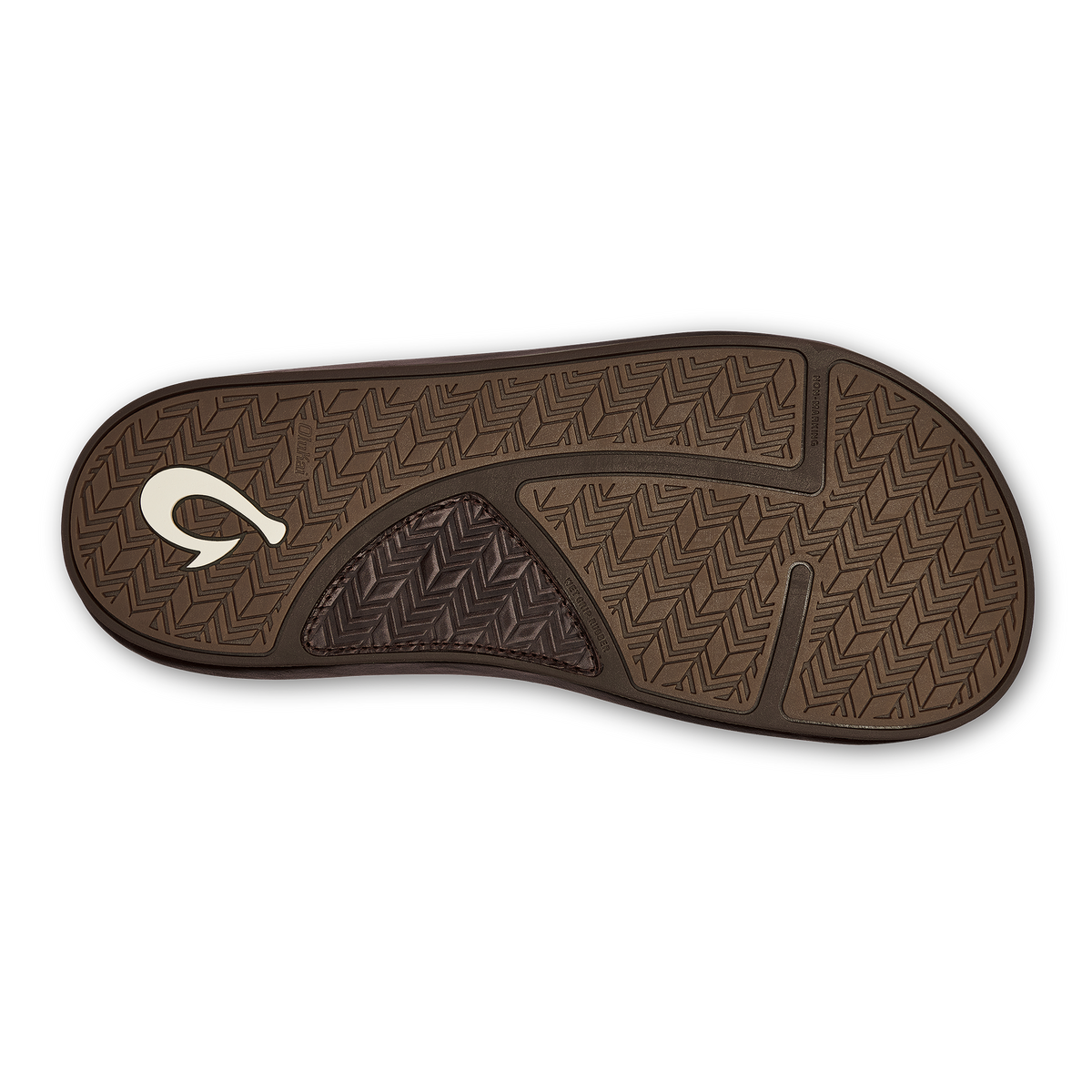 OluKai | ‘Ilikai Men‘s Leather Beach Sandals - Dark Wood