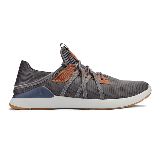 OluKai | Mio Lī Men's Athletic Shoes - Pavement / Vintage Indigo