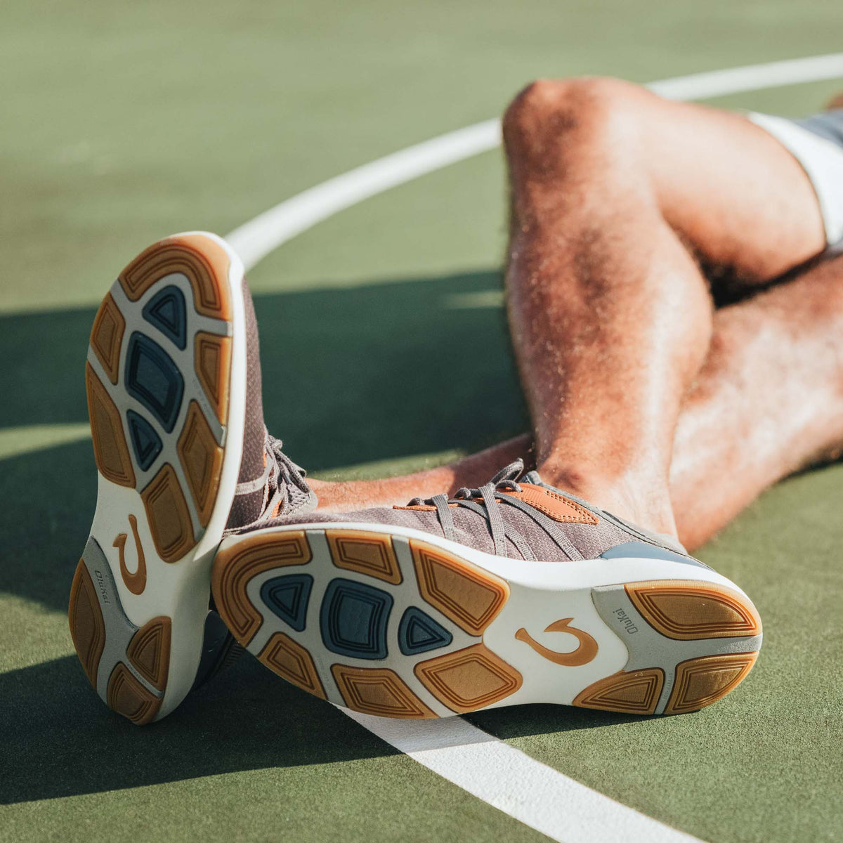 OluKai | Mio Lī Men's Athletic Shoes - Pavement / Vintage Indigo