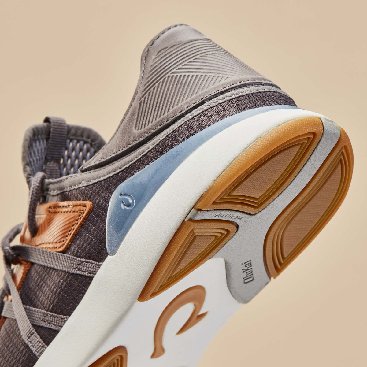 OluKai | Mio Lī Men's Athletic Shoes - Pavement / Vintage Indigo