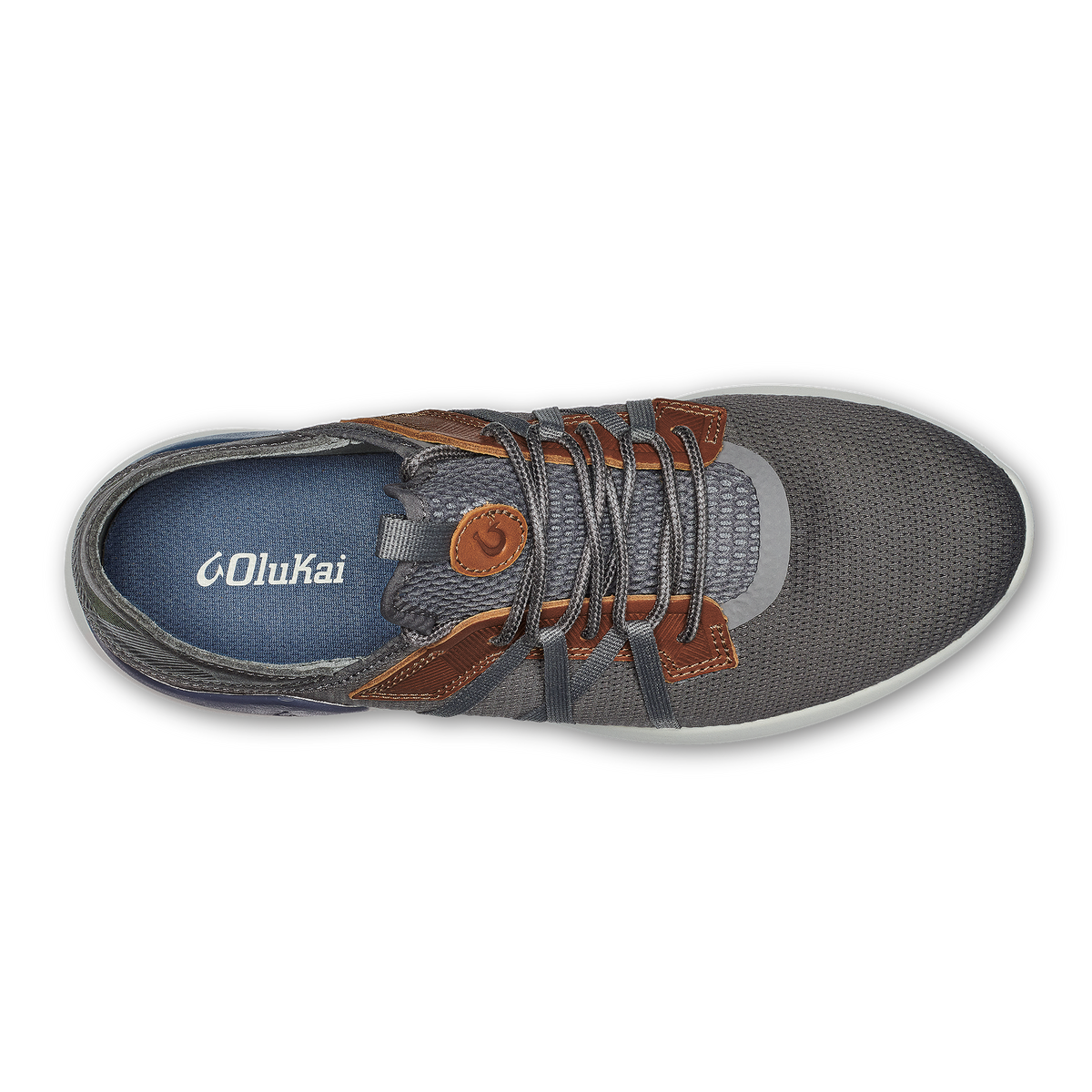 OluKai | Mio Lī Men's Athletic Shoes - Pavement / Vintage Indigo