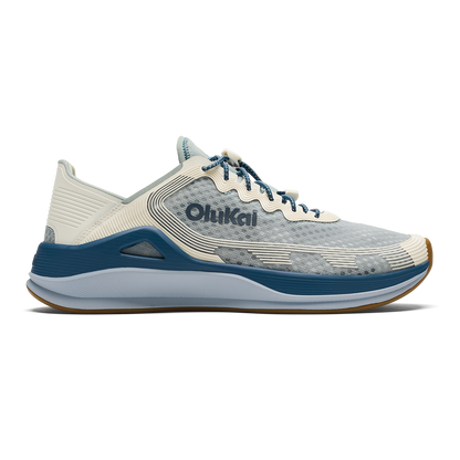 OluKai | ‘Ahi Men’s Water Boat Shoes - Blue Pearl / White Sand