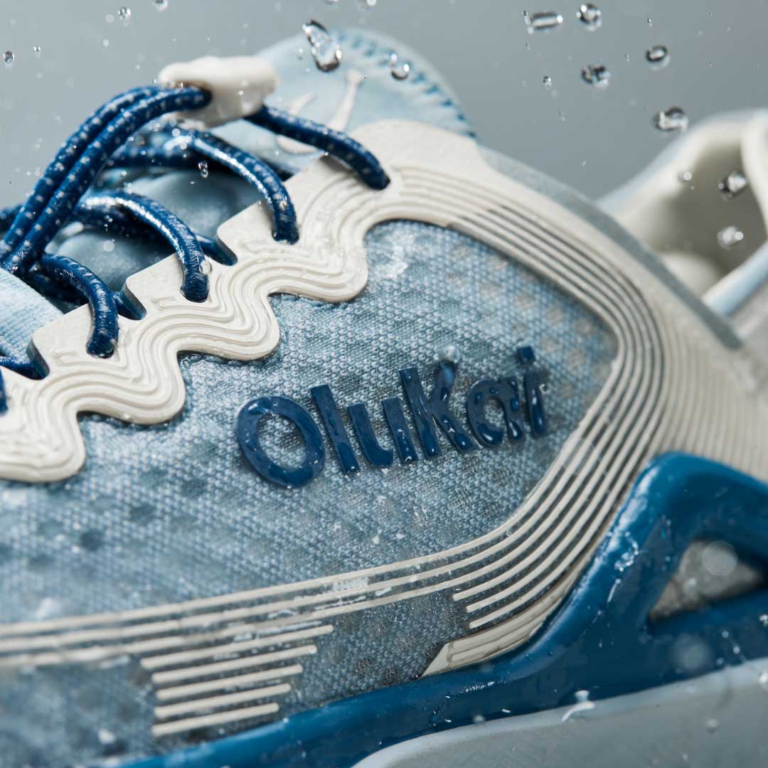OluKai | ‘Ahi Men’s Water Boat Shoes - Blue Pearl / White Sand