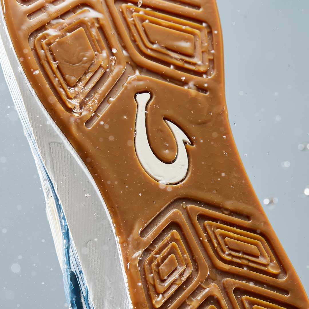 OluKai | ‘Ahi Men’s Water Boat Shoes - Blue Pearl / White Sand