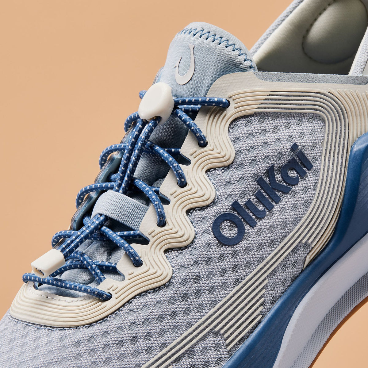 OluKai | ‘Ahi Men’s Water Boat Shoes - Blue Pearl / White Sand
