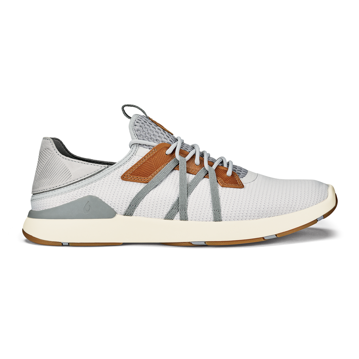 OluKai | Mio Lī Men's Athletic Shoes - Mist Grey / Poi