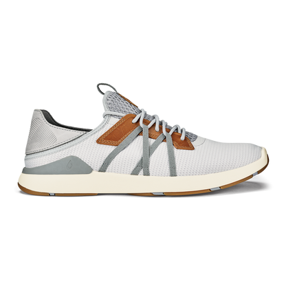 OluKai | Mio Lī Men's Athletic Shoes - Mist Grey / Poi