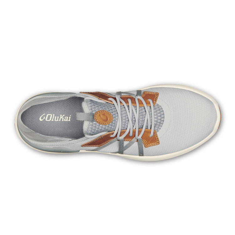 OluKai | Mio Lī Men's Athletic Shoes - Mist Grey / Poi