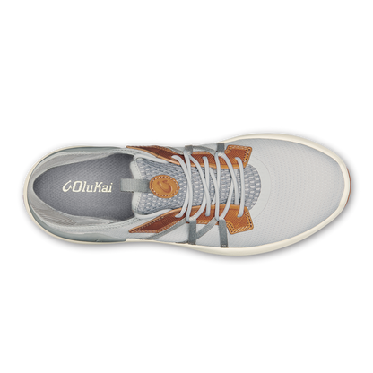 OluKai | Mio Lī Men's Athletic Shoes - Mist Grey / Poi
