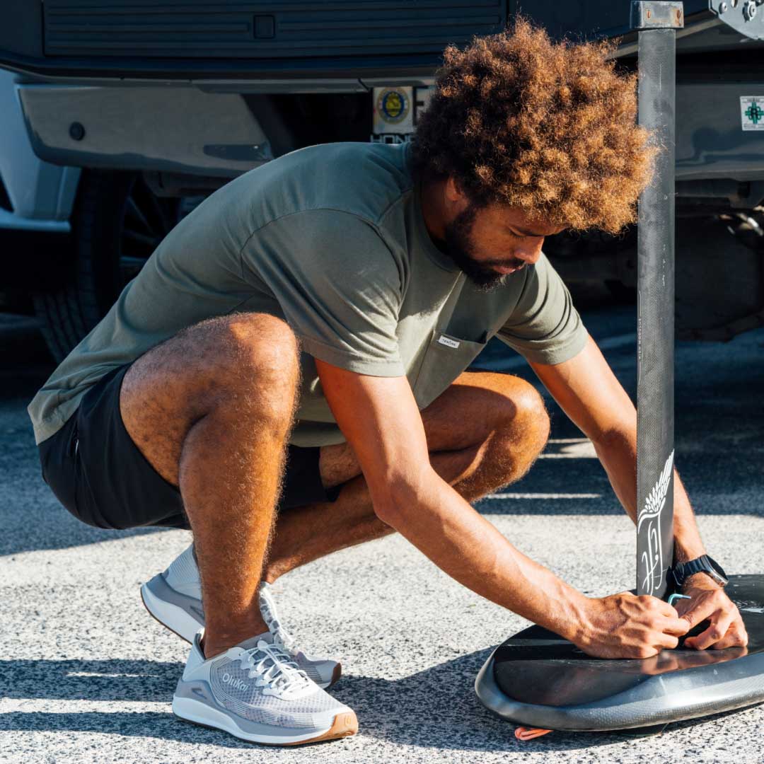 OluKai | ‘Ahi Men’s Water Boat Shoes - Ash / Sterling