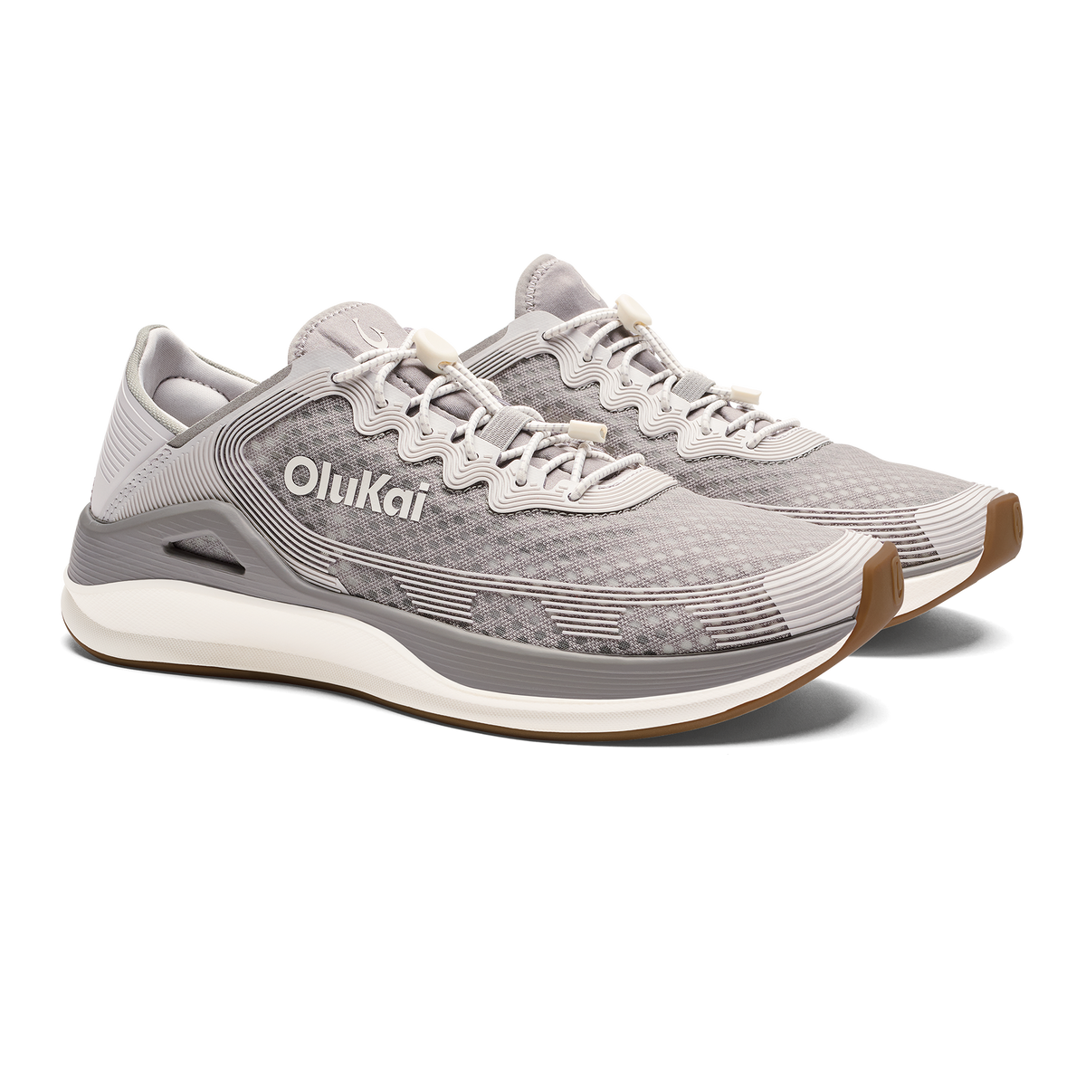 OluKai | ‘Ahi Men’s Water Boat Shoes - Ash / Sterling