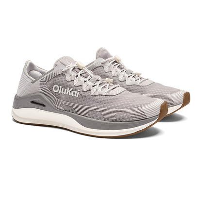 OluKai | ‘Ahi Men’s Water Boat Shoes - Ash / Sterling