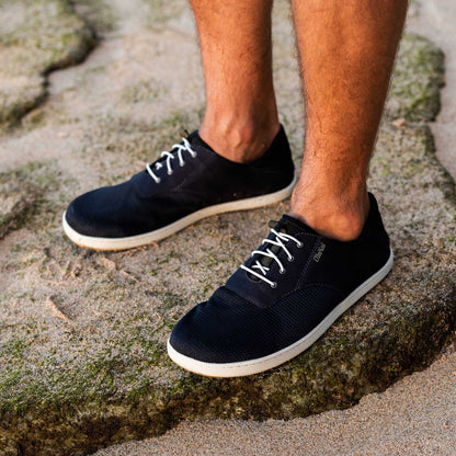 OluKai | Nohea Moku Men's Boat Shoes - Black