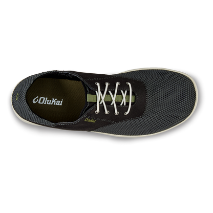 OluKai | Nohea Moku Men's Boat Shoes - Black