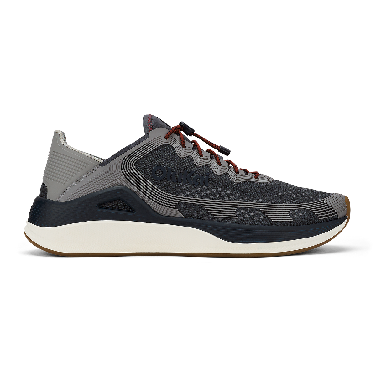 OluKai | ‘Ahi Men’s Water Boat Shoes - Rock / Ash