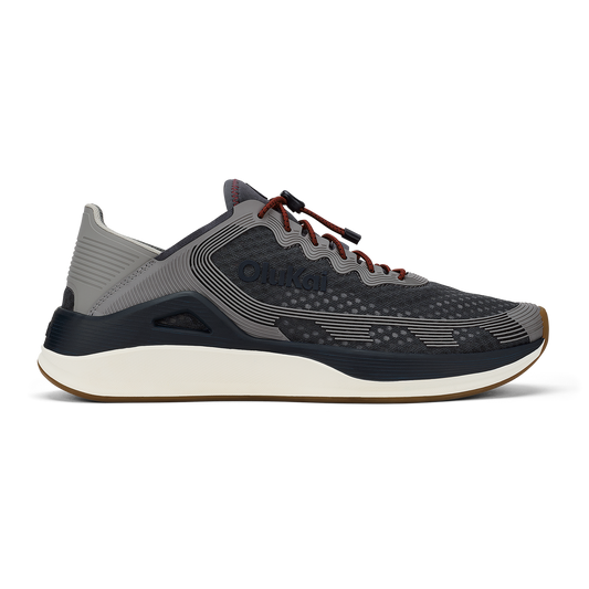 OluKai | ‘Ahi Men’s Water Boat Shoes - Rock / Ash