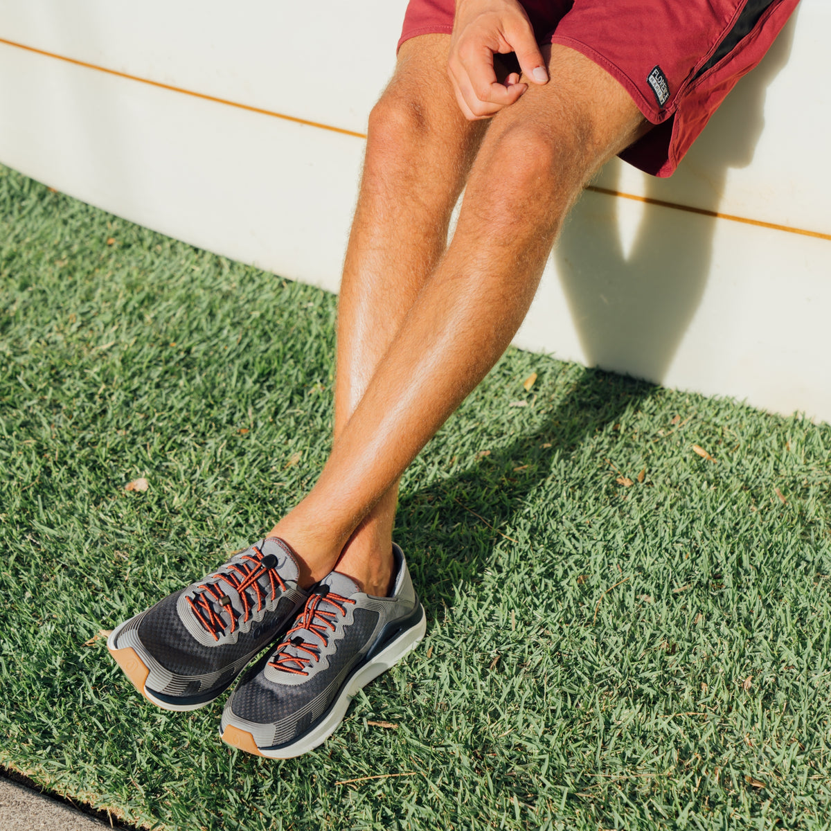 OluKai | ‘Ahi Men’s Water Boat Shoes - Rock / Ash