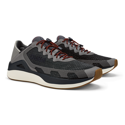 OluKai | ‘Ahi Men’s Water Boat Shoes - Rock / Ash