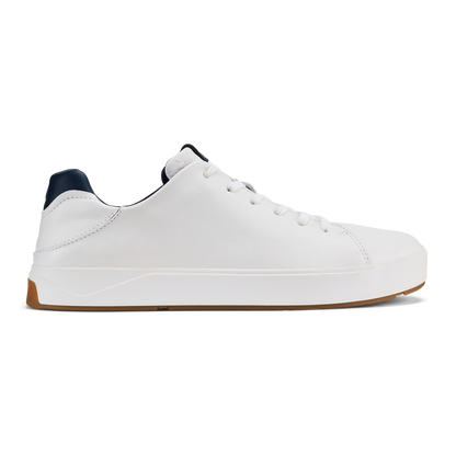 OluKai | Lae‘ahi Lī ‘Ili Men's Sneakers - Bright White / Trench Blue