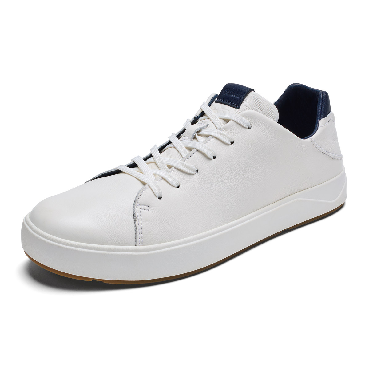OluKai | Lae‘ahi Lī ‘Ili Men's Sneakers - Bright White / Trench Blue
