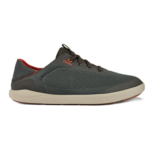 OluKai | Moku Pae Men's Boat Shoes - Island Salt / Koi