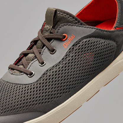 OluKai | Moku Pae Men's Boat Shoes - Island Salt / Koi