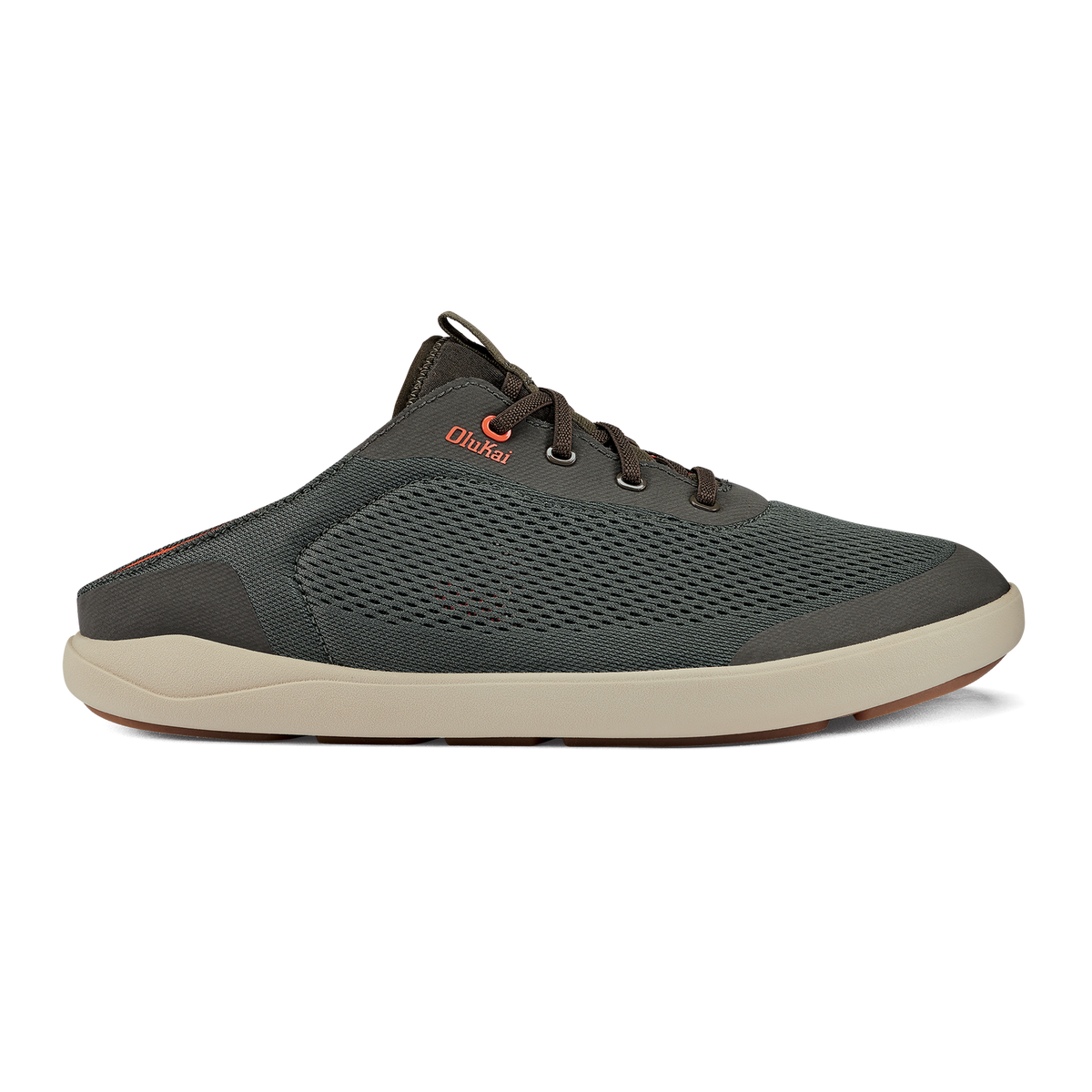OluKai | Moku Pae Men's Boat Shoes - Island Salt / Koi