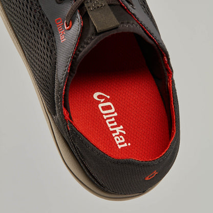 OluKai | Moku Pae Men's Boat Shoes - Island Salt / Koi