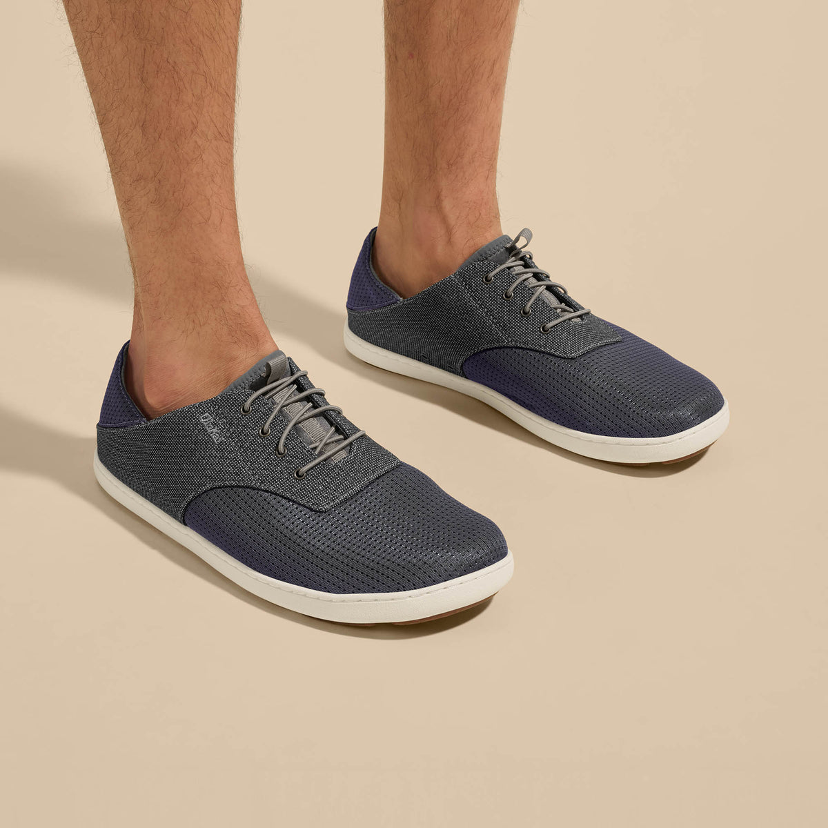 OluKai | Nohea Moku Men's Boat Shoes - Charcoal / Clay