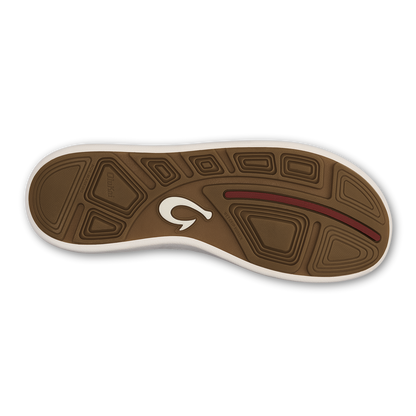 OluKai | Moku Pae Men's Boat Shoes - Ash / Trench Blue
