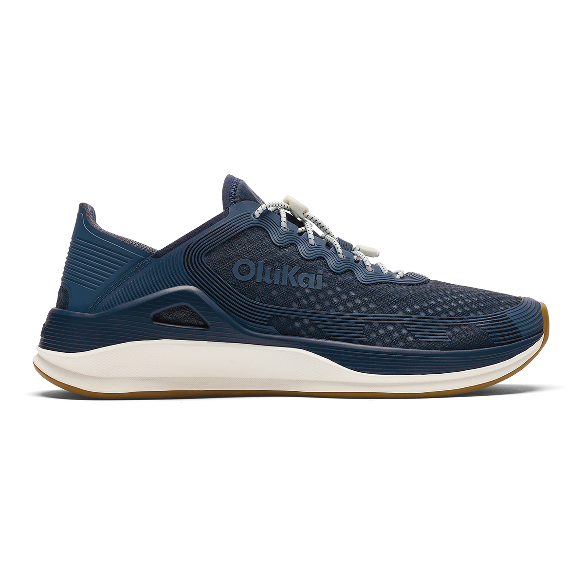 OluKai | ‘Ahi Men’s Water Boat Shoes - Mood Indigo / Coastal Blue