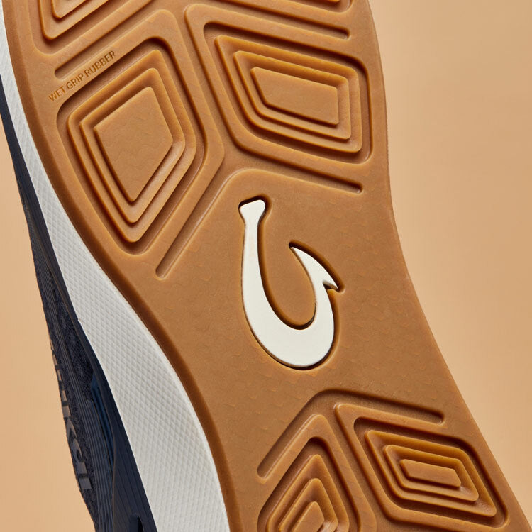 OluKai | ‘Ahi Men’s Water Boat Shoes - Mood Indigo / Coastal Blue
