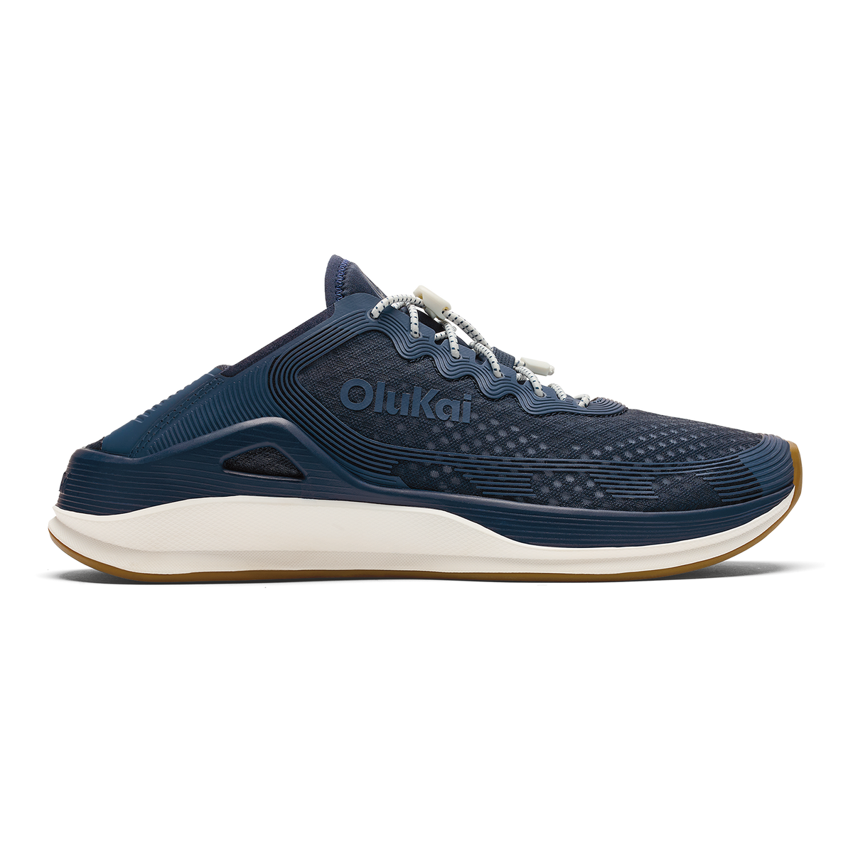 OluKai | ‘Ahi Men’s Water Boat Shoes - Mood Indigo / Coastal Blue