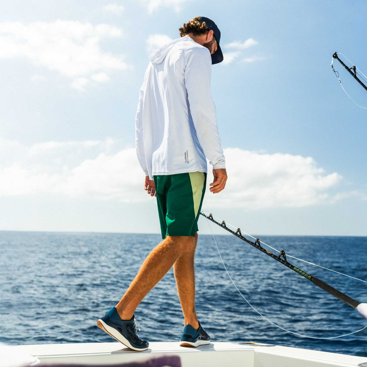 OluKai | ‘Ahi Men’s Water Boat Shoes - Mood Indigo / Coastal Blue