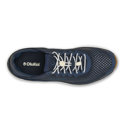 OluKai | ‘Ahi Men’s Water Boat Shoes - Mood Indigo / Coastal Blue