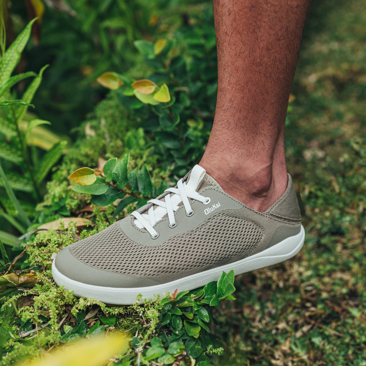 OluKai | Moku Pae Men's Boat Shoes - Clay / Tapa