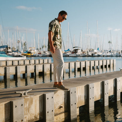 OluKai | Moku Pae Men's Boat Shoes - Clay / Tapa