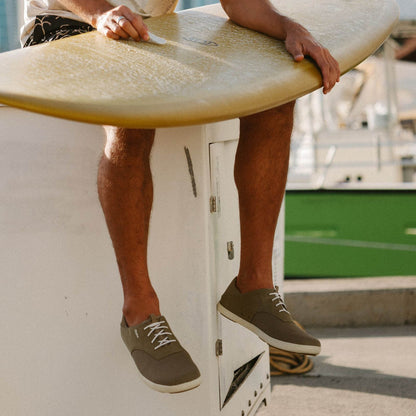 OluKai | Nohea Moku Men's Boat Shoes - Tapa
