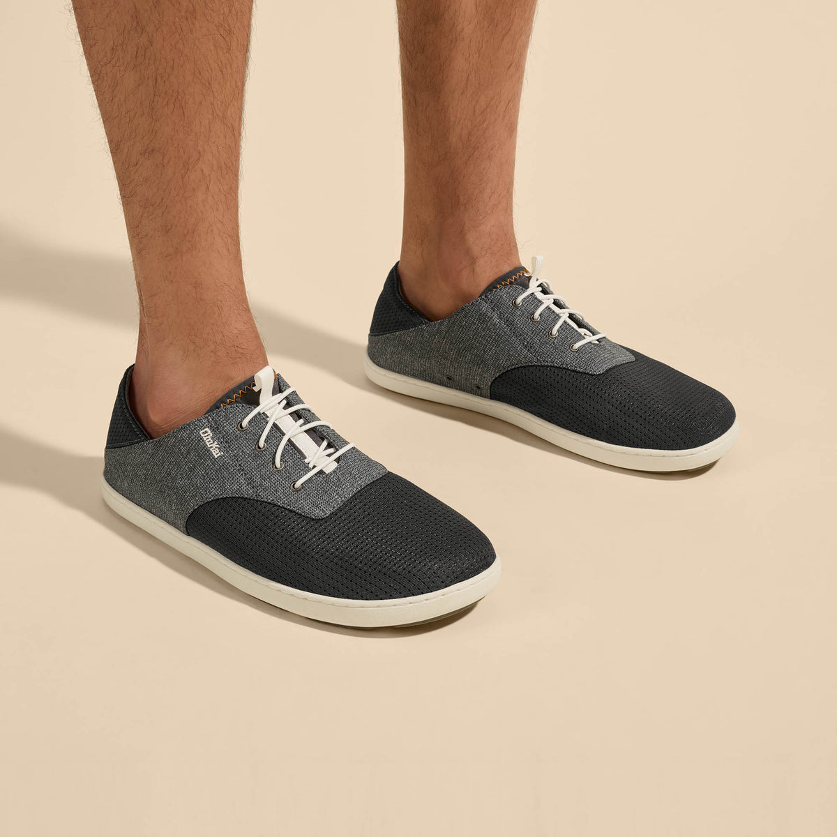 OluKai | Nohea Moku Men's Boat Shoes - Dark Shadow
