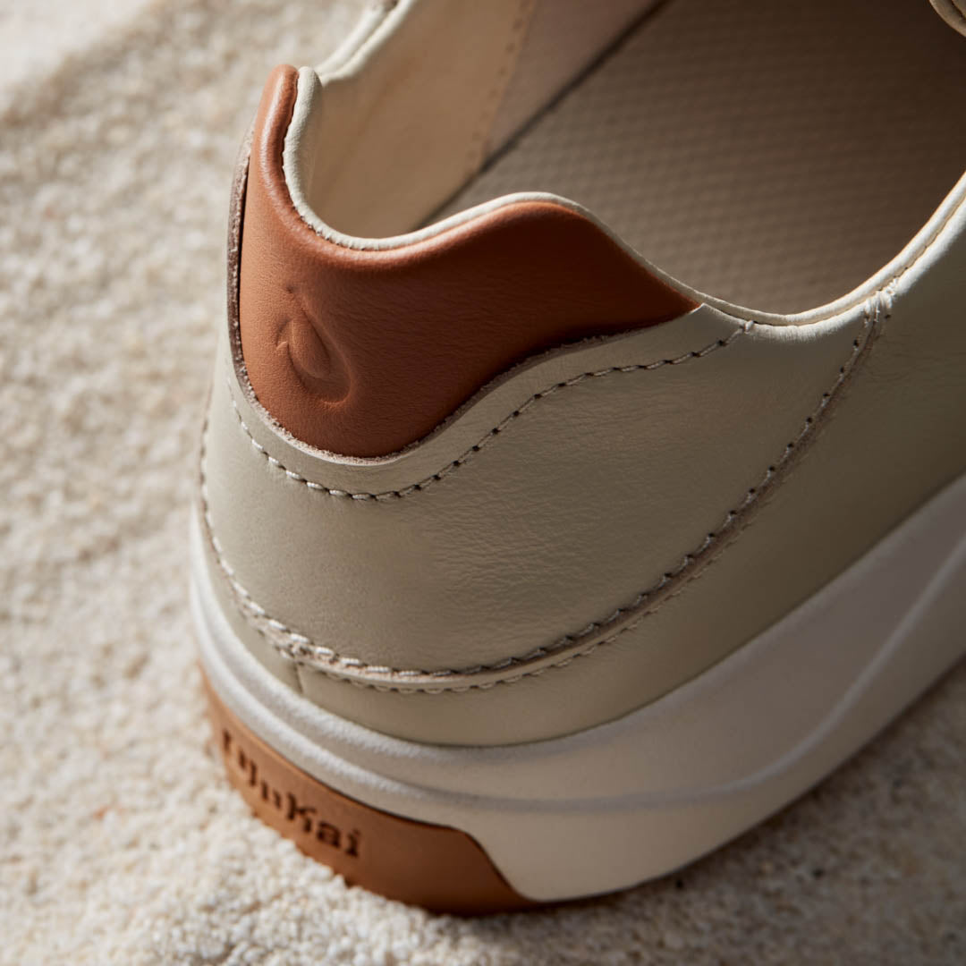 OluKai | Lae‘ahi Lī ‘Ili Men's Leather Sneakers - Tapa