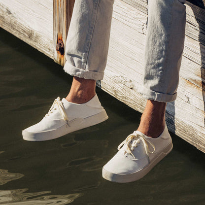 OluKai | Tradewind Men’s Breathable Sneakers - Off White