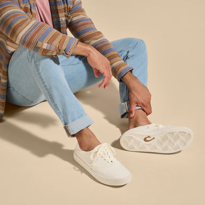 OluKai | Tradewind Men’s Breathable Sneakers - Off White