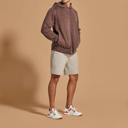 OluKai | Mio Lī Men's Athletic Shoes - Bright White / Red Lava