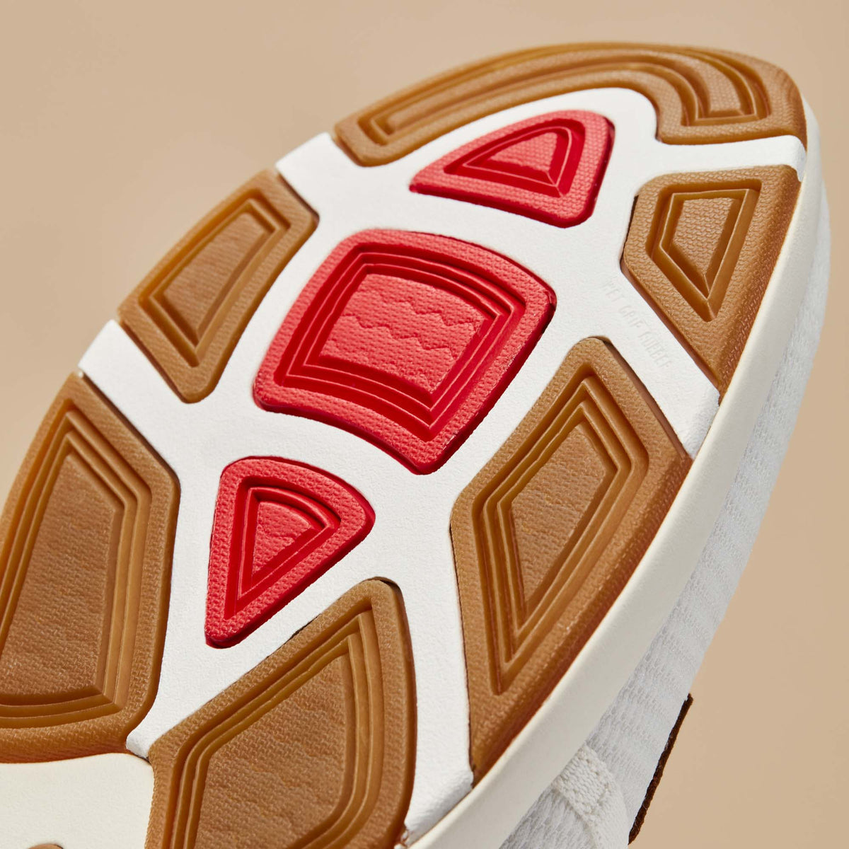 OluKai | Mio Lī Men's Athletic Shoes - Bright White / Red Lava