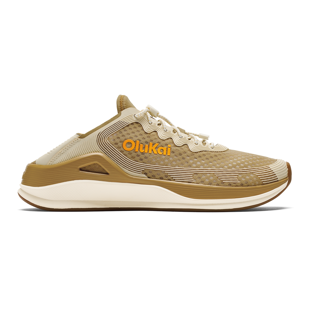OluKai | ‘Ahi Men’s Water Boat Shoes - Tan / Tapa