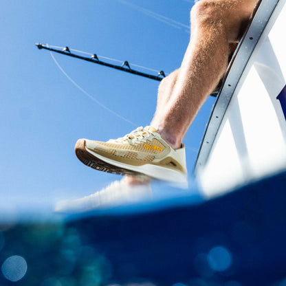 OluKai | ‘Ahi Men’s Water Boat Shoes - Tan / Tapa